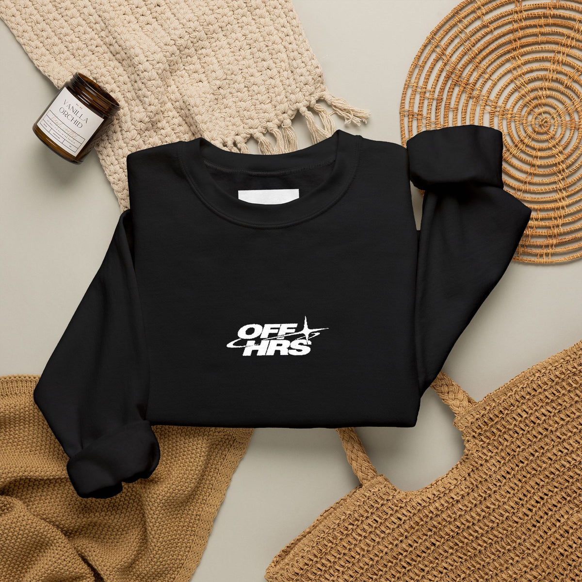 OFFHRS STITCHED Minimalistic Sweater (Dark Colors)