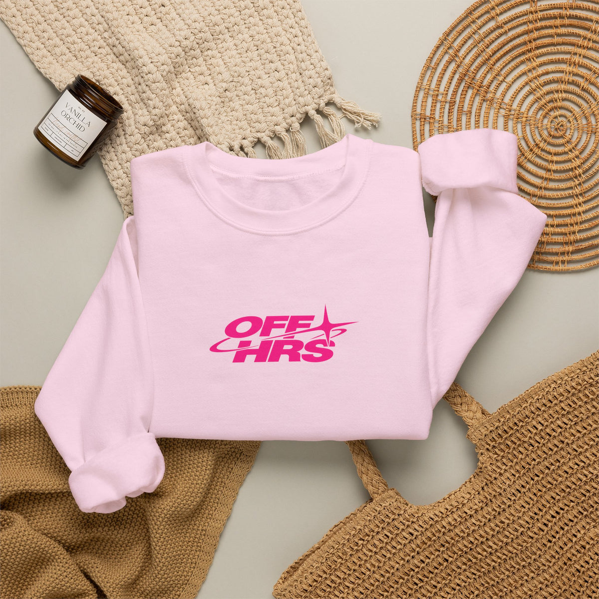 OFFHRS Pink graphic Sweater
