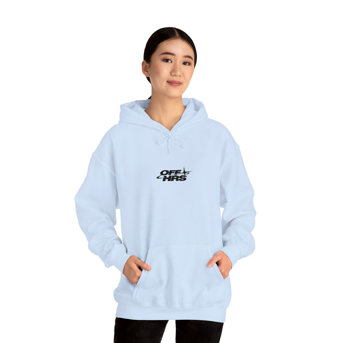 OFFHRS STITCHED Minimalistic Hoodie (Light Colors)